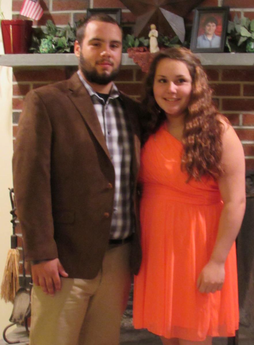 Alex Thorne and Zoe Desmarais in high school